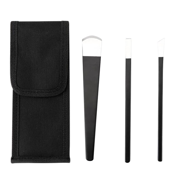 Juego de cuchillos de pedicura de acero inoxidable, herramienta decorativa para pies, pedicura de empuje muerto