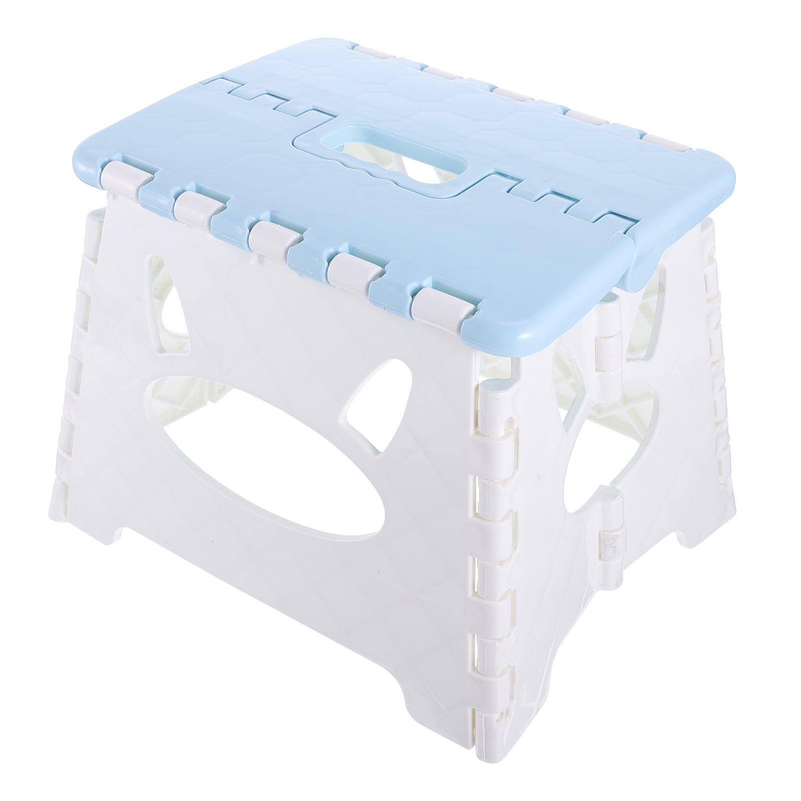 1pc Portable Plastic Folding Stool Kitchen Stool Lovely Folding Step Stool