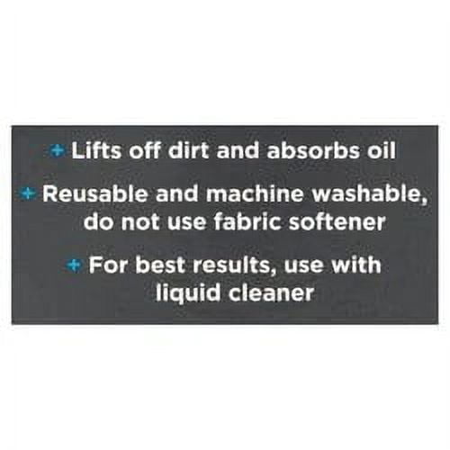 Equate Fashion Black Microfiber Cleaning Cloths, 7x7 inches wide, 2 Count