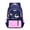 Pink, variant on GobdXE Back To School Unisex Student Color Block Astronaut Space Print Backpack Multi Pocket Water Resistant Daypack Size:Small Size