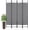 Grey, variant on CL.HPAHKL 68'' H Room Divider, 4 Panel Folding Privacy Screen Freestanding Room Partition for Home Office, Black