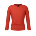 thumbnail image 1 of LUOGENLI T-shirts pour Homme pour Hommes T-Shirt pour Hommes Col Rond Imprimé de Noël Manches Longues Haut de Base T-shirts d'Hiver pour Hommes T-Shirt Graphique Fête de la Saint-Patrick T-shirts pour Hommes T-shirts Graphiques Saint-Valentin Rouge TTTG, 1 of 8