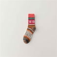 thumbnail image 1 of Lilgiuy Women Fashion Print Loose Christmas Socks Thick Warm Stocking Comfortable for Running Hiking, 1 of 5
