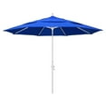 thumbnail image 1 of Parasol de Marché en Aluminium 11 Pieds Inclinaison Col Blanc Mat/sunbrella/bleu Pac, 1 of 2