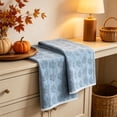 thumbnail image 6 of Thanksgiving Pumpkin Fall Print Kitchen Towel Set, 16 x 24 Inch 2Pcs Soft Polyester Decorative Dish Towels, Blue, 6 of 6