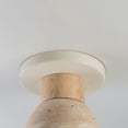 thumbnail image 5 of 10629TVOY Maxim Lighting Pompeii - 1 Light Flush Mount-7.75 Inch Tall and 4.75 Inch Wide-Travertine Oyster Finish, 5 of 5