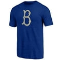 thumbnail image 2 of Men's Royal Los Angeles Dodgers Cooperstown Official Logo Tri-Blend T-Shirt, 2 of 3
