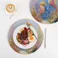 thumbnail image 4 of 3PCS Trivet Mats 15 Inch Round Heat-Resistant Pot Holders Hot Pads Table Decor Cute Seahorse Pattern, 4 of 6
