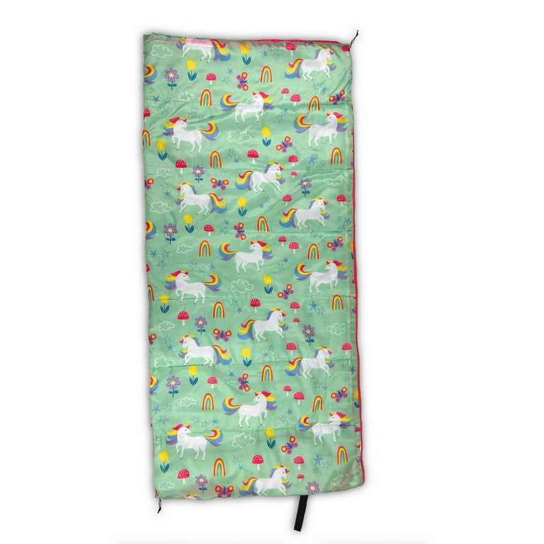 Crckt Kids 2-in-1 Camping Set (Sleeping Bag + Tent) Unicorn Print