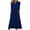 #D-Dark Blue, variant on Dress for Women Casual Round Neck Print Summer Short Sleeve Dresses Pockets