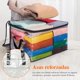 thumbnail image 5 of Bolsas para guardar ropa transparentes 60 L plegables de PVC con asas organizador de armario para mantas ropa juguetes mudanza libros, 5 of 8