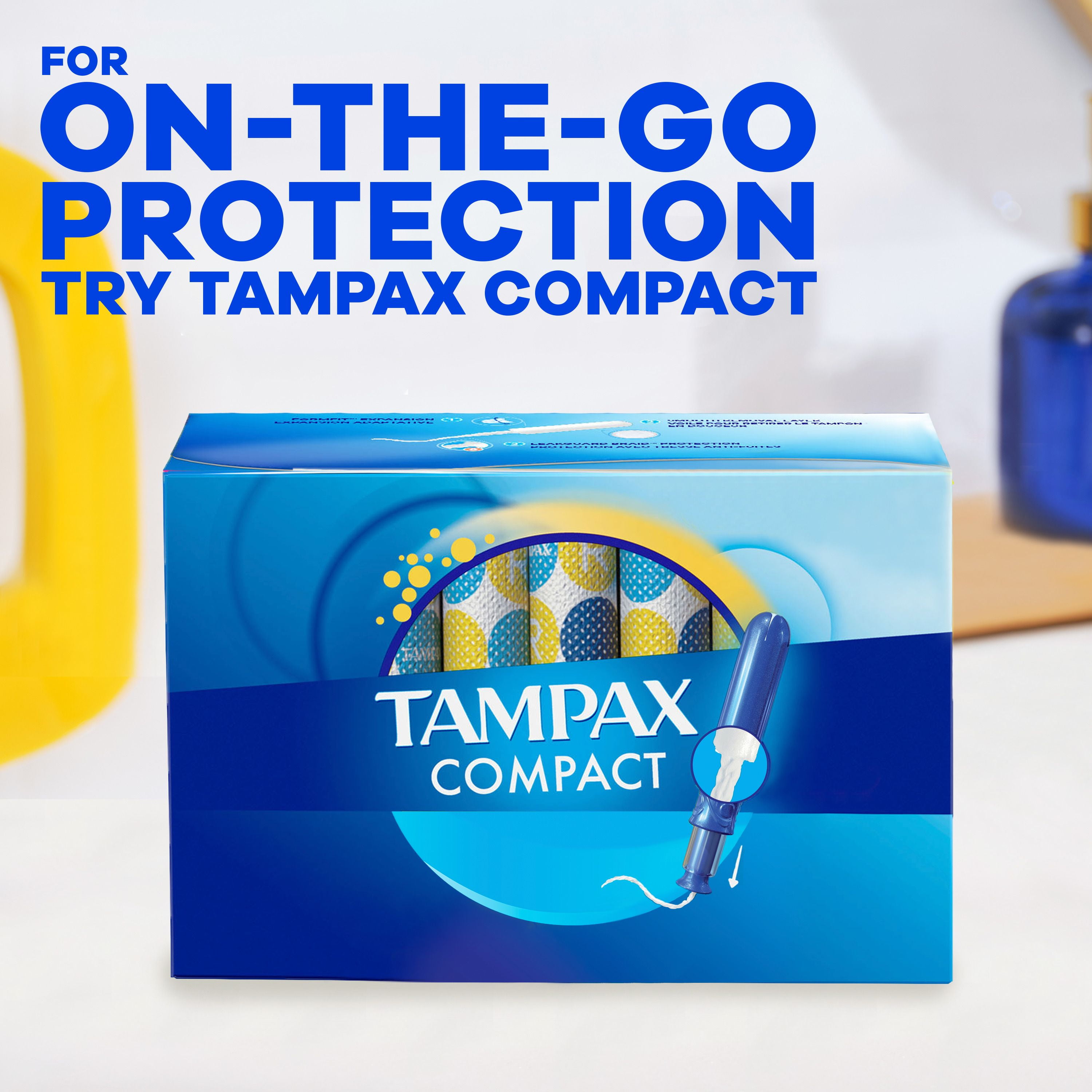 Tampons Tampax Pearl avec tresse anti-fuites LeakGuard, degré d’absorption régulier, non parfumés, 50 tampons 50CT