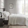 thumbnail image 4 of CJC Quilted Duvet Cover Set 3-Piece – Soft All-Season Bedspread with 2 Pillow Shams (220x240 cm / 87x94 in, Milky White), 4 of 10