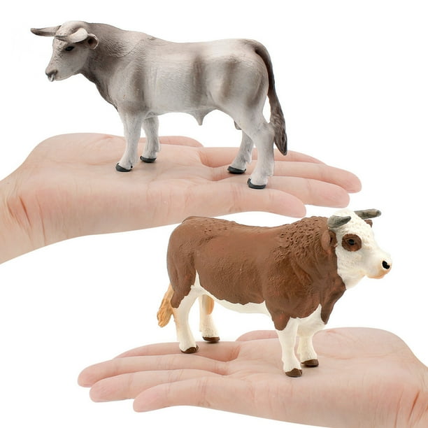 OUTOP Simulation Cow Cattle Action Figures Cute Farm Animals