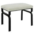 thumbnail image 2 of Uttermost Diverge White Shearling Small Bench, 2 of 7