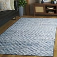 thumbnail image 3 of SAFAVIEH Malibu Lorenzo Geometric Polyester Machine Washable Area Rug, Grey/Aqua, 8' x 10', 3 of 13