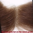 thumbnail image 6 of 16x2cm Men's Capillary Prosthesis Human Hair Toupee Thin Skin PU Base Forehead Hairpiece Patch, 6 of 8