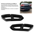 thumbnail image 3 of 1 Pair Exhaust Muffler Tail Pipe Cover Trim For Variant B8 2016-2019, ABS Material, 3 of 8