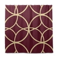 thumbnail image 2 of Yayeee Shower Curtain with Hooks 72"x72" Waterproof Fabric Bathroom Hanging Decor, Red Circles, 2 of 5