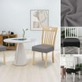 thumbnail image 2 of PEIBang Waterproof Seat Covers for Dining Room Chairs,Stretch Chair Seat Slipcovers Protector Removable and Washable Chair Covers for Kitchen Restaurant, 2 of 3