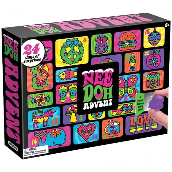 Nuevo Nee Doh Calendario de Adviento caja ciega pellizco caja de regalo juguetes de Pascua de Navidad para niños