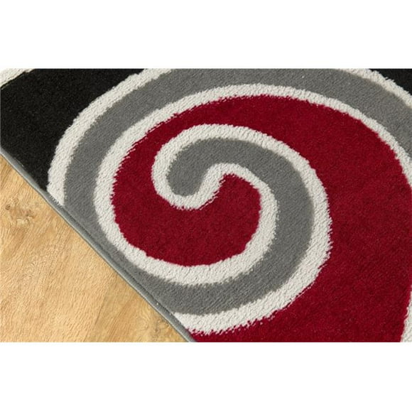L Baiet SL759M57 Tapis Graphique Oaklee&44; Multicolore - 5 x 7 Pi.