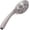 Brushed Nickel, variant on Aqua Elegante 6 Function Handheld Shower Head for High Pressure Showers - 2.5 GPM - Chrome
