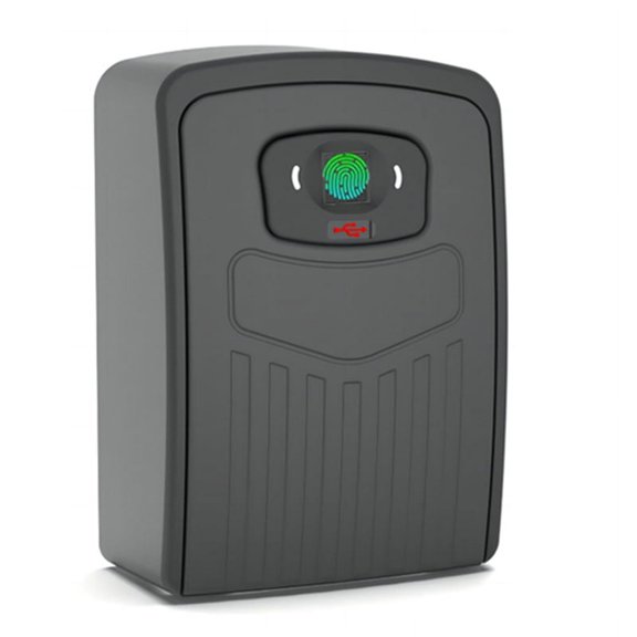 TUYA Smart Key Box Bluetooth Storage Lock Life App Wall Mount Security Anti-Theft Lockbox-Fingerprint