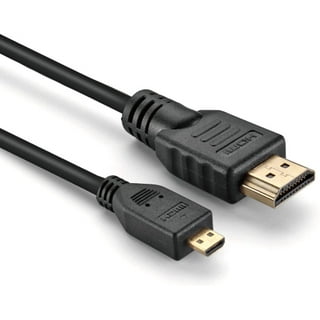 Adaptador Micro HDMI a HDMI, GANA HDMI Micro al Adaptador de HDMI Estándar Micro  HDMI Macho/Hembra Cable Compatible con 4K, 3D, Full HD, ARC para gopro,  Tableta, Cámara Digital (2 Pack) 