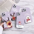 thumbnail image 2 of Regalo de Año Nuevo dibujos animados lindo Navidad Capa para iPhone 14 13 11 12 Mini Pro Max para iPhone 6 7 8 Plus X XR XS SE2 funda de Papá Noel Tan Jianjun unisex, 2 of 2