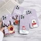 thumbnail image 2 of Regalo de Año Nuevo dibujos animados lindo Navidad Capa para iPhone 14 13 11 12 Mini Pro Max para iPhone 6 7 8 Plus X XR XS SE2 funda de Papá Noel Tan Jianjun unisex, 2 of 2