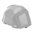 thumbnail image 3 of Casco plegable de plástico de alta resistencia para protección de la cabeza, sombrero de seguridad para exteriores, trabajo, deportes, viajes, gris., 3 of 14