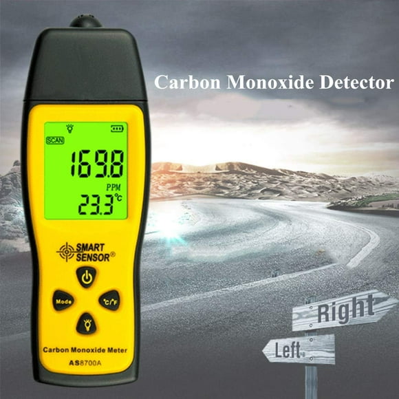 EDTara Smart Sensor Handheld Carbon Monoxide Meter Portable CO Gas Leak Detector Gas Analyzer High Precision Detector AS8700a
