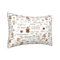 thumbnail image 2 of Easygdp Coffee Pillowcase 20×30 inches, Throw Pillowcase with Invisible Zipper for Bedroom, Sofa, Office, 2 of 8