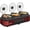 Red, variant on Superjoe Dual Pot Slow Cooker 2x1.25 qt Food Warmer with Adjustable Temp Slow Cooker Buffet Server Stainless Steel