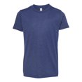 thumbnail image 1 of Bella Canvas Youth Short Sleeve Triblend Tee, S, Navy Triblend, 1 of 3