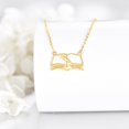thumbnail image 4 of YAFEINI 14K Gold Book Necklace for Women Quill Pen Jewelry Reading Writing for Book Lovers Teacher Appreciation Gifts Graduation Jewelry, 4 of 6