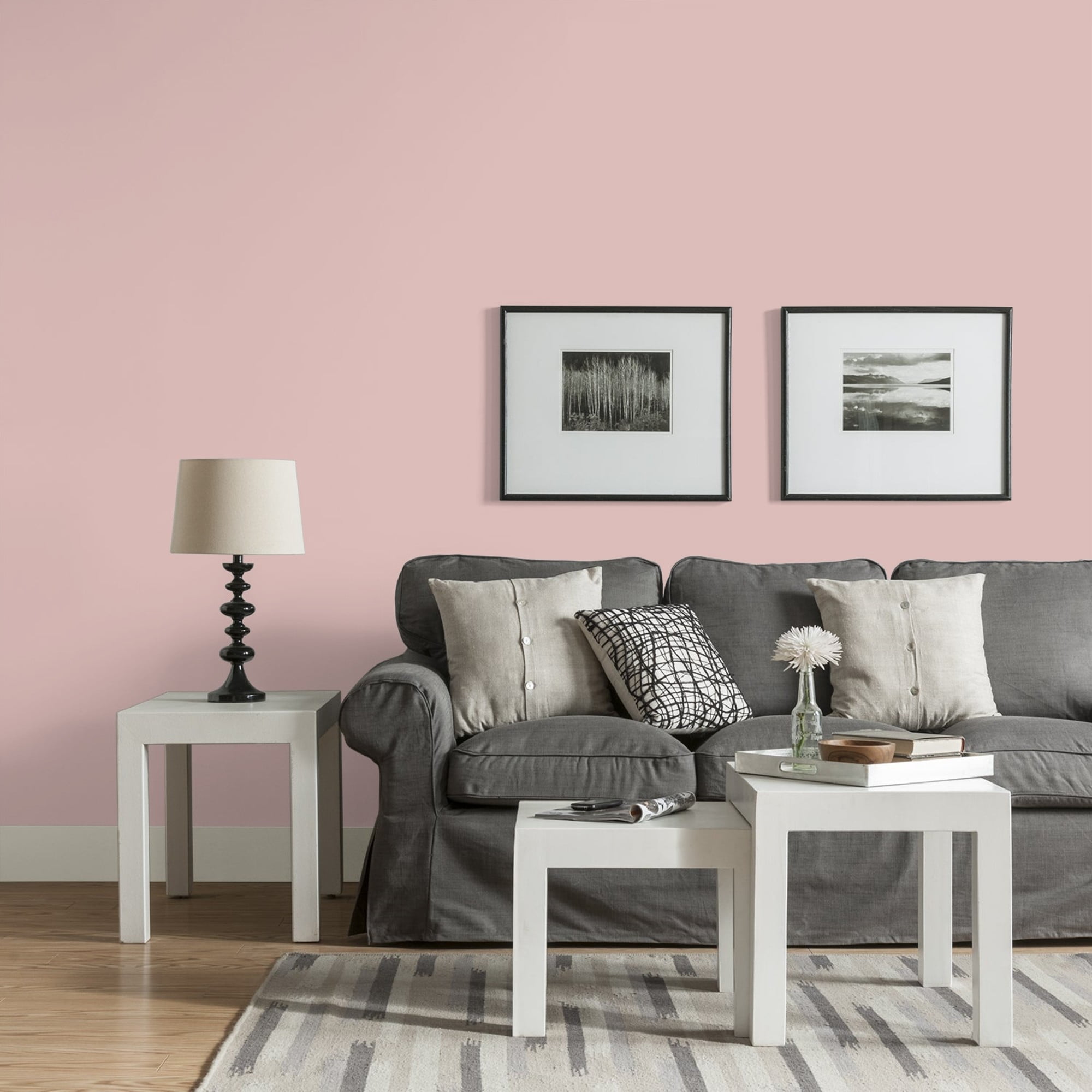 Glidden HEP Strawflower / Pink, Eggshell Interior Paint with Primer, 1 Quart