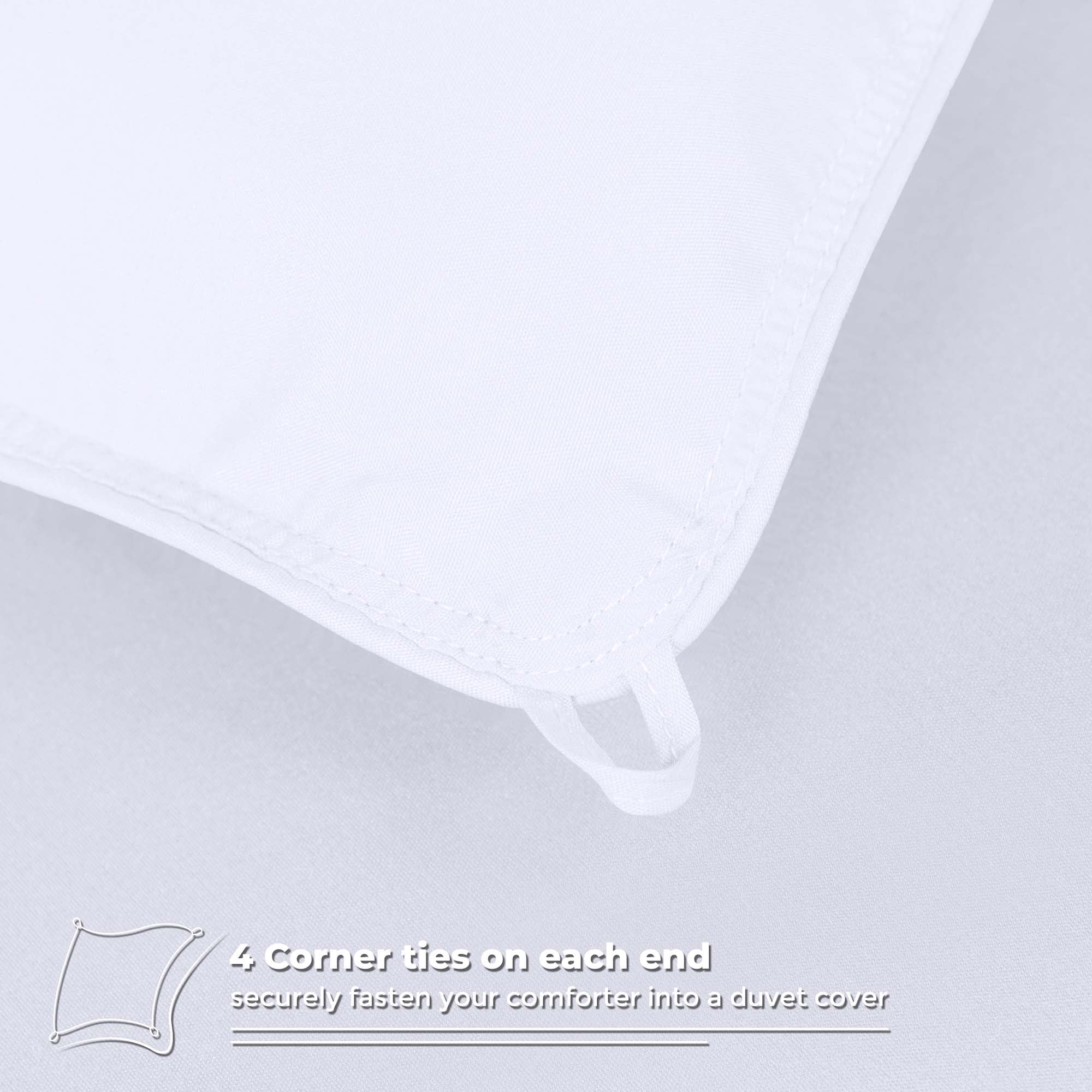 Superior Reversible Down Alternative Comforter, Twin/Twin XL, White