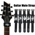 thumbnail image 4 of Musical Electric Guitar Acoustic Bass Guitar Beam Tape Strings Mute Noise Strap Fretboard Muting Band Fret Muted Wraps A, 4 of 8