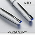 thumbnail image 4 of Pentel Floatune Skip Free Rollerball, 0.8mm Med point, Black Ink, Pack of 8 pens, 4 of 8