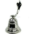 thumbnail image 3 of 5" Premium Nautical Aluminum Bell with Nickel Plating | Pirate's Ship Bell | Wall Decor | Nagina International, 3 of 4