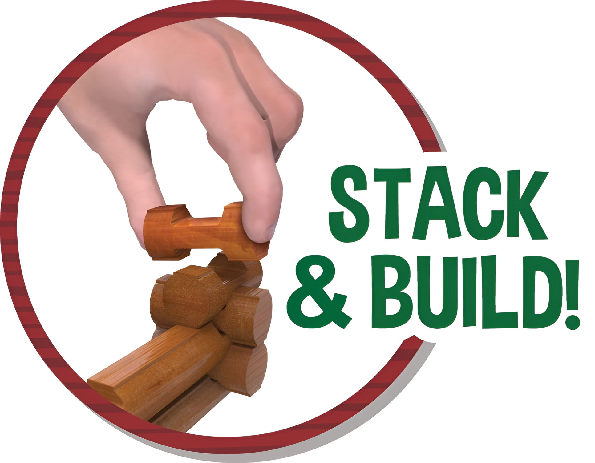 Lincoln Logs Fun on the Farm Play Construction Toys & Tools for Ages 3 & Above, Wood, 102 Pieces