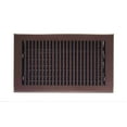 thumbnail image 1 of 8" x 14" Floor Register Vent Cover (VR-102) – Prima Decorative Cast Aluminum HVAC Grille with Damper, Modern & Contemporary Powder-Coated Repaintable Design for Floors, Walls & Ceilings, 1 of 14