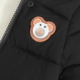 thumbnail image 5 of Otqutp Toddler Sherpa Fleece Lined Down Coats Kids Cute Bear Ear Puffer Jackets Boys Girls Winter Thick Warm Hooded Outerwear, 5 of 6