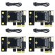 thumbnail image 1 of 4X Tarjeta Adaptadora de Tarjeta de Red InaláMbrica NGFF M.2 una PCIE Compatible con Tarjeta de Red 7260 8265 1650 1675X AX200 AX210, 1 of 6