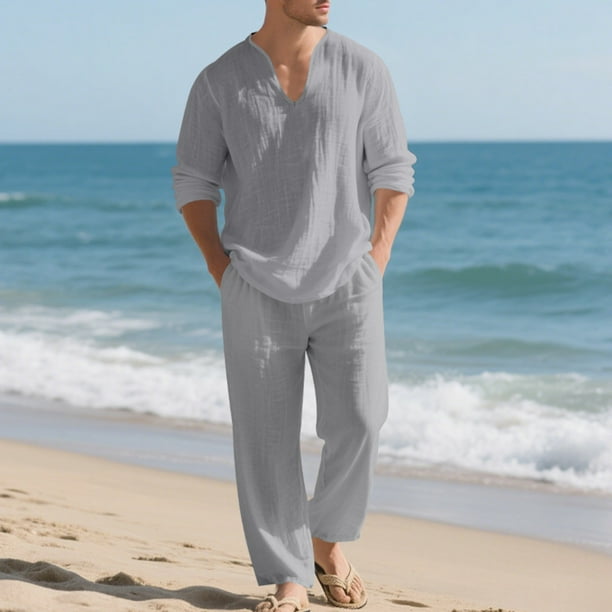 Blusas y camisas de manga larga con cuello en V para hombre, jersey informal con capucha, pantalones deportivos lisos de manga larga, chándal de dos piezas con cintura elástica, blusa y pantalón de po