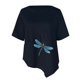 thumbnail image 4 of Blusa con bolsillo y estampado de solapa con botones de manga larga informal para mujer Pompotops hfajkhk137094, 4 of 4