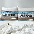 thumbnail image 4 of Erosebridal Lake House Sheet Set Twin,Vintage Paddle Bedding Sets Twin Size,Rustic Cabin Twin Sheet Sets,Ultra Soft Lodge Bedroom Decoration,3pcs, 4 of 7