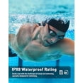 thumbnail image 2 of Auriculares de natación de conducción ósea bajo el agua, IPX8 impermeables Bluetooth 5.4 auriculares abiertos con memoria MP3 de 32 G para natación, correr, ciclismo y más actividades, 2 of 5